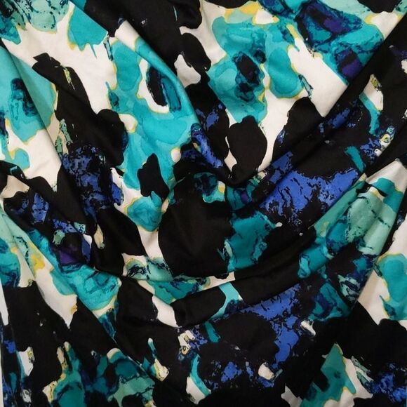 JAX fitted simmer printed dress Sz 4 - Picture 6 of 6
